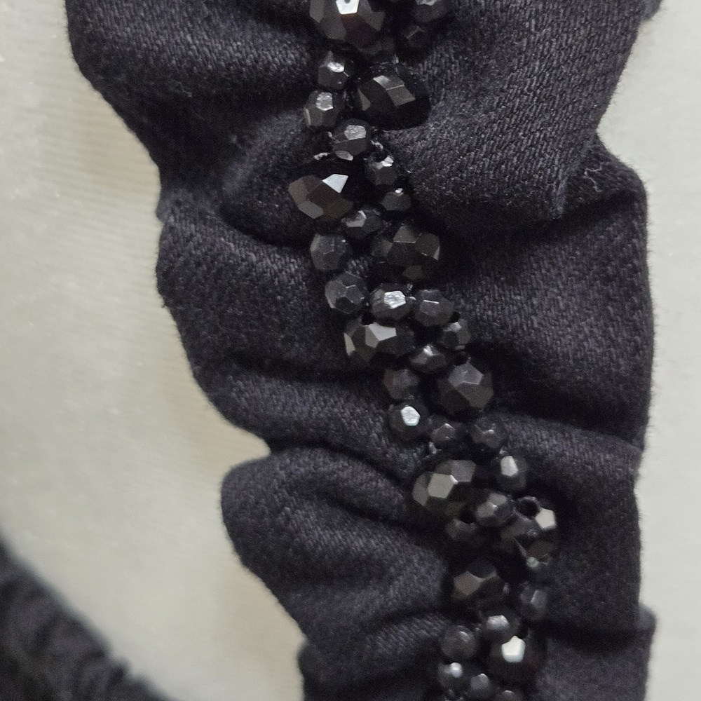 Forever 21 Crop Black Sequin Straps Tank Top Size‎ M - Picture 4 of 4